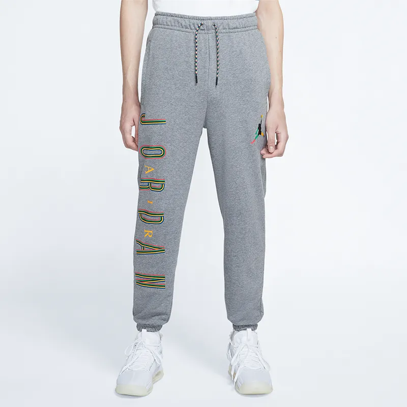 Jordan Sport Knitted Sweatpants Men Carbon Gray-4