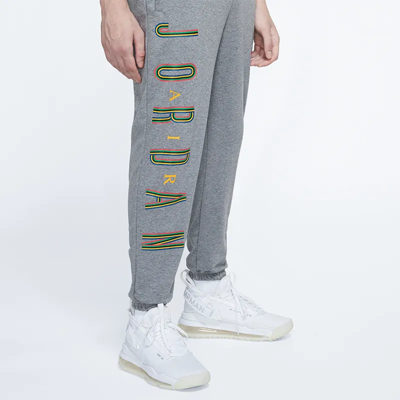 Jordan Sport Knitted Sweatpants Men Carbon Gray-5