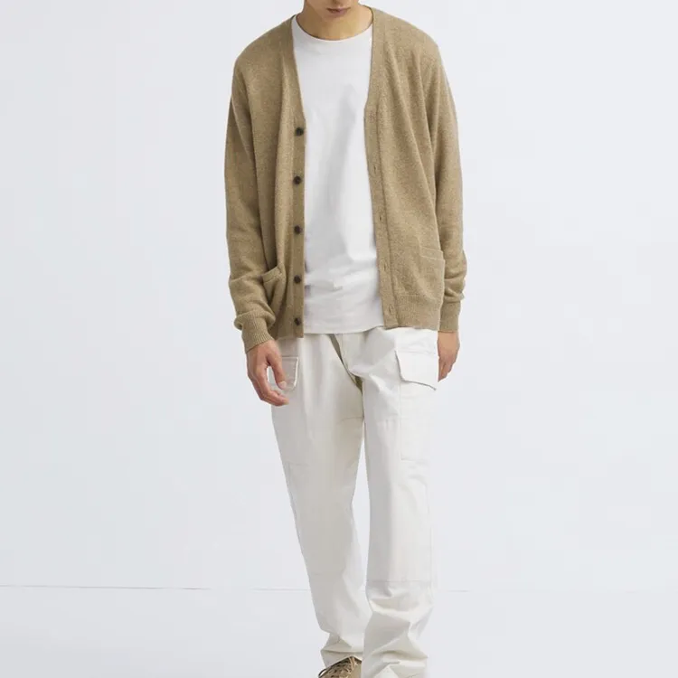 UNIQLO Knitwear Unisex Dark Beige-3