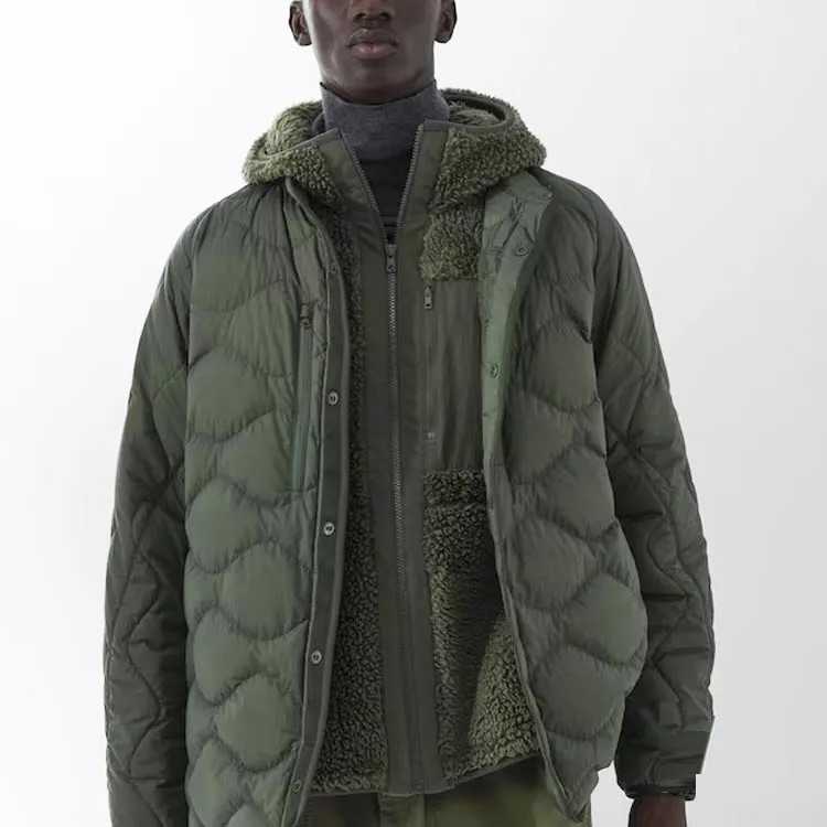 UNIQLO x White Mountaineering Collaboration FW23 Jackets Coats Unisex Olive-4