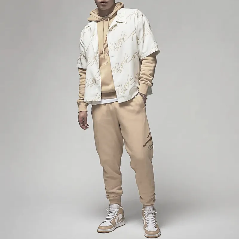 Jordan Essentials Knitted Sweatpants Men Mucuna-2