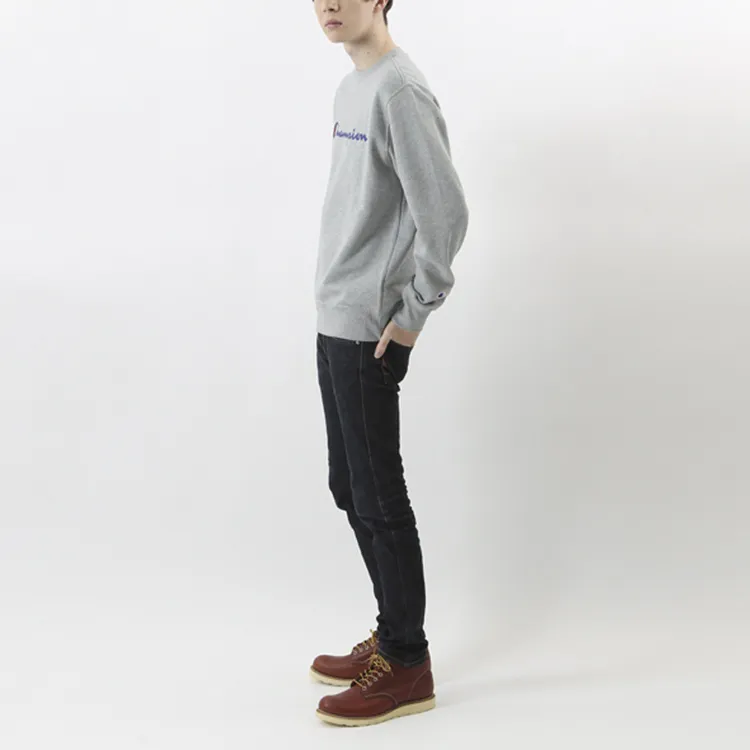 Champion Sweatshirt Japan Version Unisex Light Gray-3