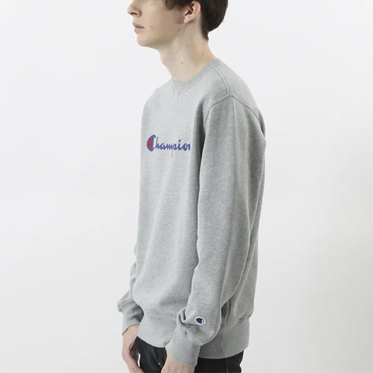 Champion Sweatshirt Japan Version Unisex Light Gray-5