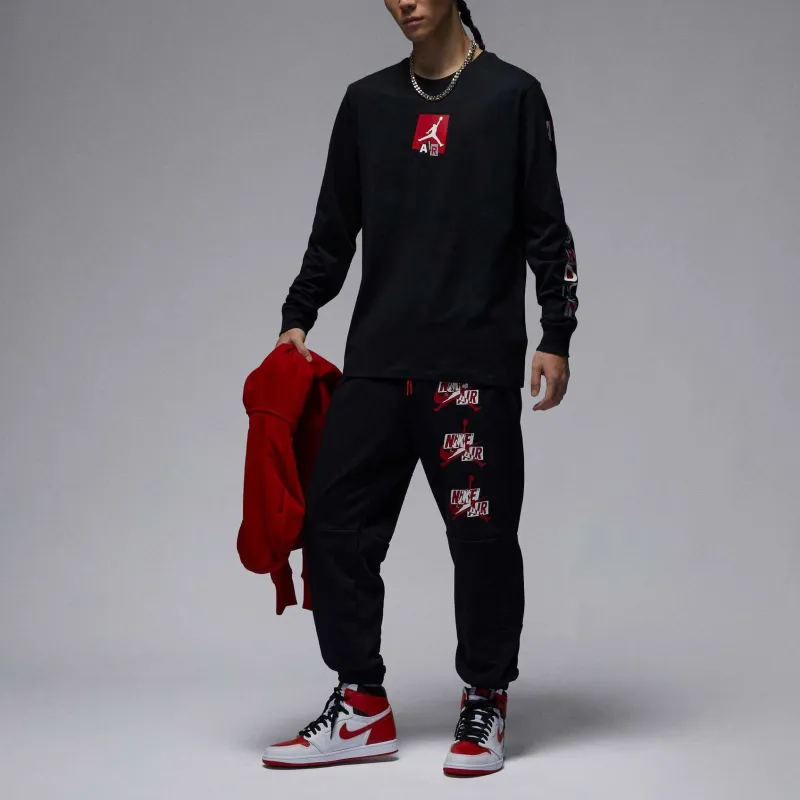 Jordan T Shirts Men Black-2