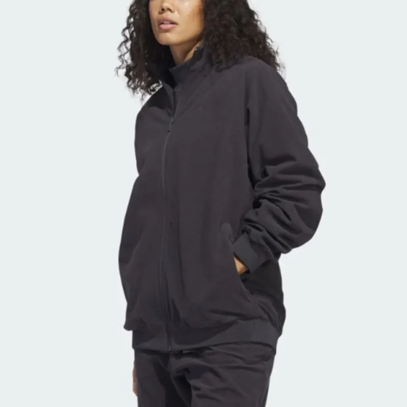 Adidas BASKETBALL Jackets Coats Unisex Charcoal Black-2
