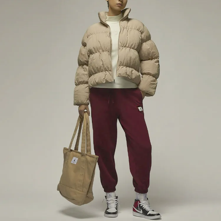 Jordan Puffer Jacket Women's Khaki-2