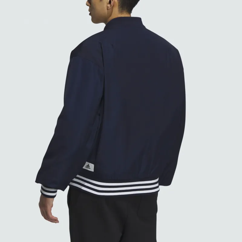 Adidas Puffer Jackets Men Legend Ink/White-4
