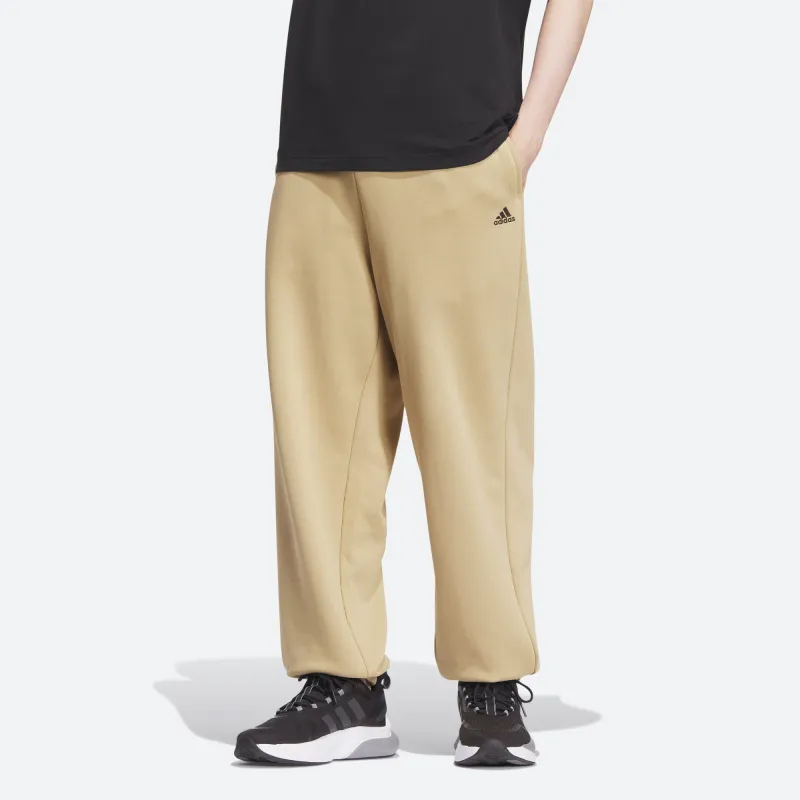Adidas Knitted Sweatpants Unisex Light Khaki-4