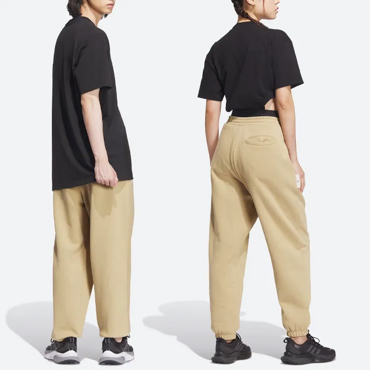 Adidas Knitted Sweatpants Unisex Light Khaki-7