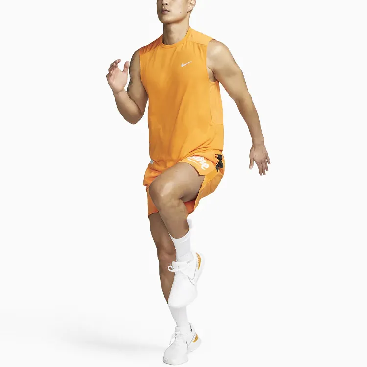 Nike Tank Tops Men Orange-2