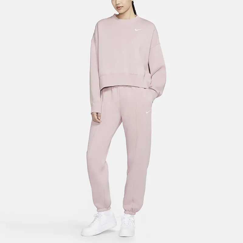 Nike Sportswear Essentials Series Knitted Sweatpants Women's Champagne-3