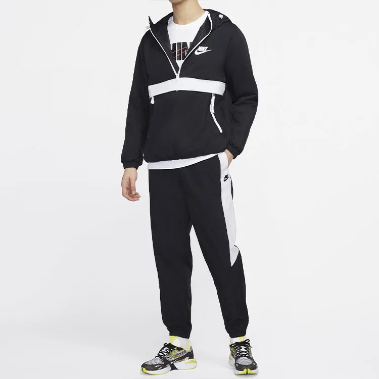 Nike Knitted Sweatpants Men's Black White-3
