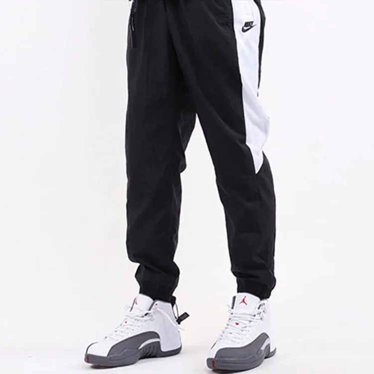 Nike Knitted Sweatpants Men's Black White-4