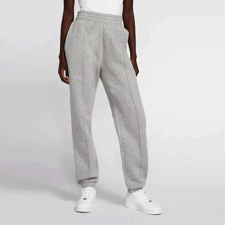 Nike Women's Sportswear Collection Essential Fleece Trousers Dark Grey Heather/White-4