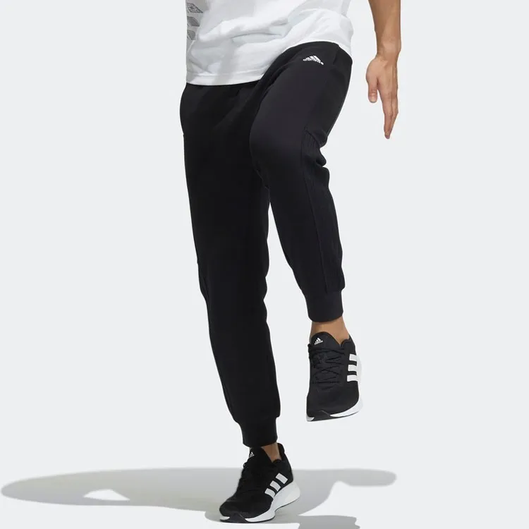 Adidas Knitted Sweatpants Men Black-2
