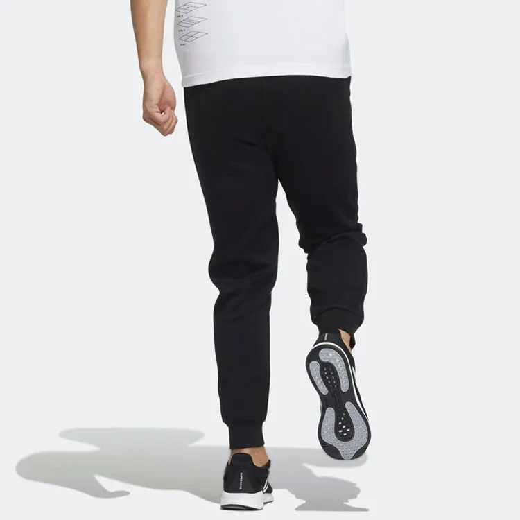 Adidas Knitted Sweatpants Men Black-4