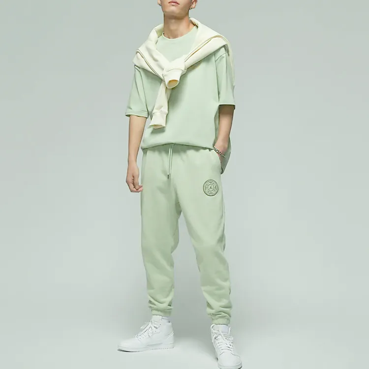 Jordan CNY Knitted Sweatpants Men Green-2