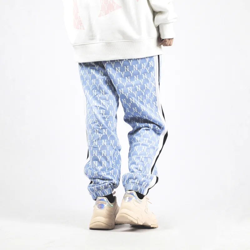 MLB New York Yankees Knitted Sweatpants Unisex Sky Blue-5