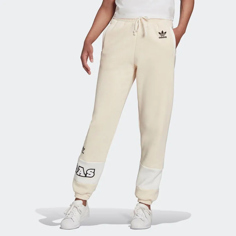 Adidas Originals Sports Pants Women's Yellow White-2