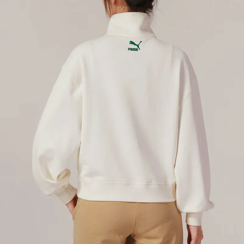 PUMA Rebel Sweatshirts Women's White-4