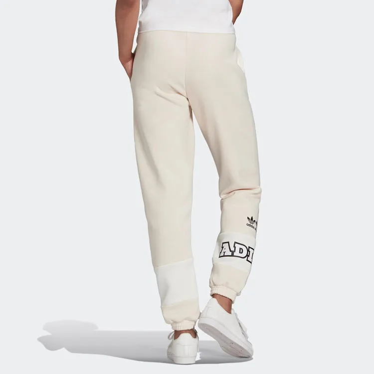Adidas Originals Sports Pants Women's Yellow White-4