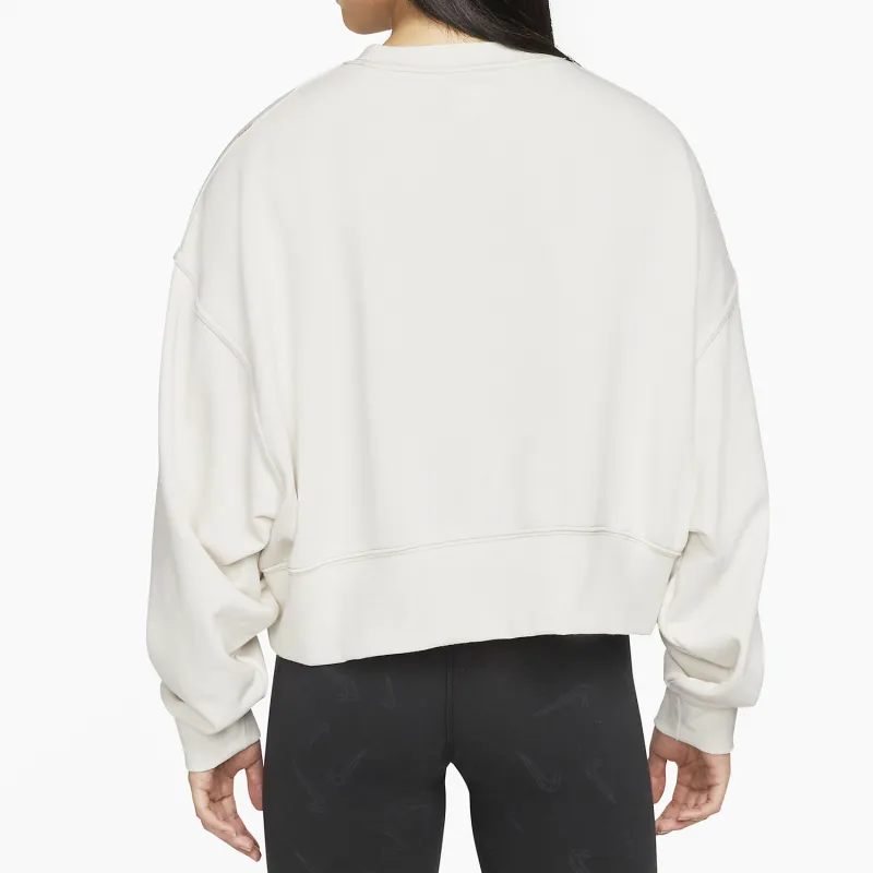 Nike Sportswear Swoosh Logo Embroidered Knit Pullover Hoodie White-3