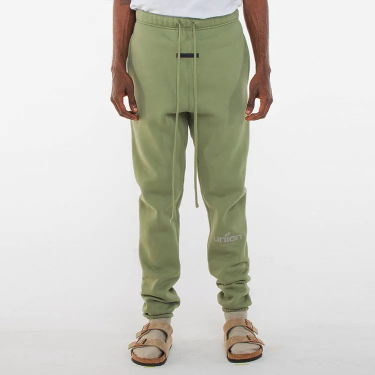 Fear Of God Essentials x Union LA FW21 Knitted Sweatpants Unisex Green-2