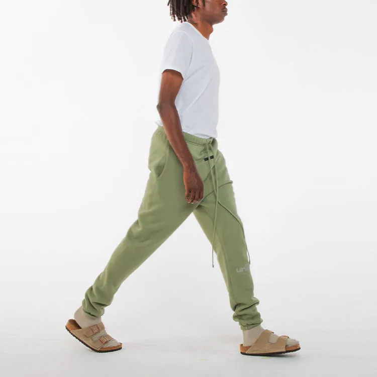 Fear Of God Essentials x Union LA FW21 Knitted Sweatpants Unisex Green-3