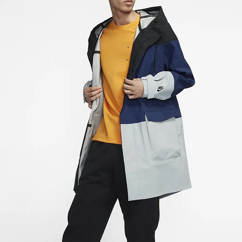 Nike Lab Colorblock Windbreaker Parka Jacket-4