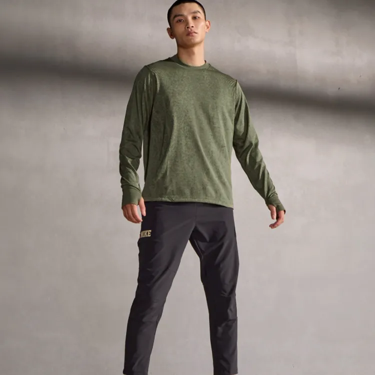 Nike T Shirts Men Medium Olive Green-2