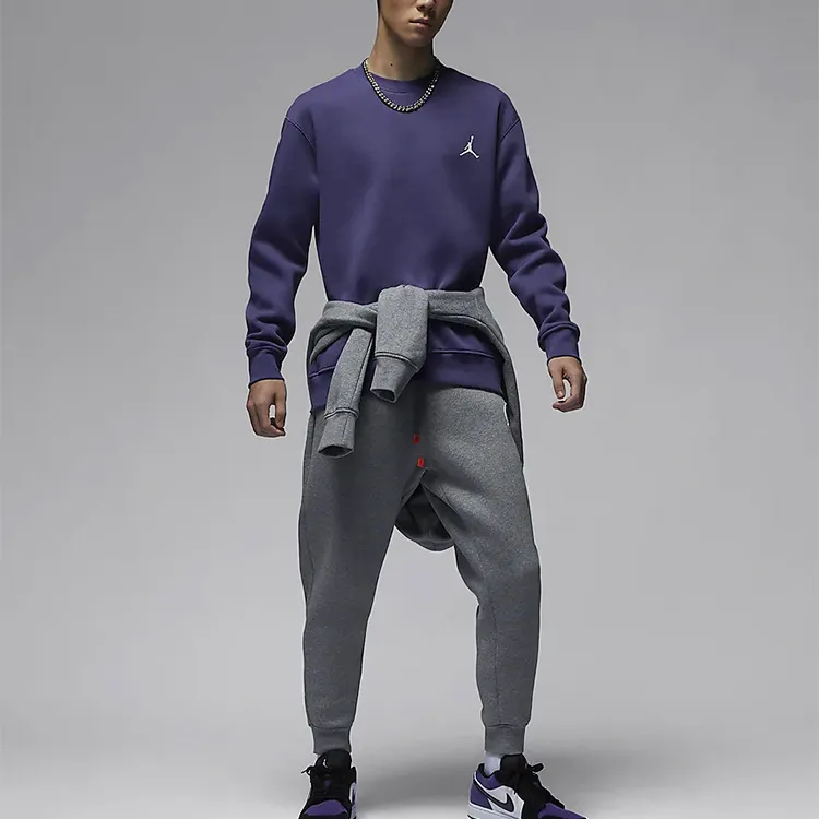 Jordan Flight Sweatshirts Men Blue Purple-2