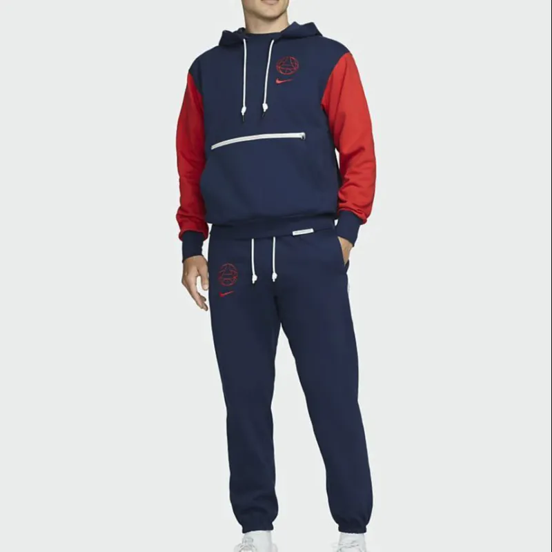 Nike Knitted Sweatpants Men Dark Navy Blue-2