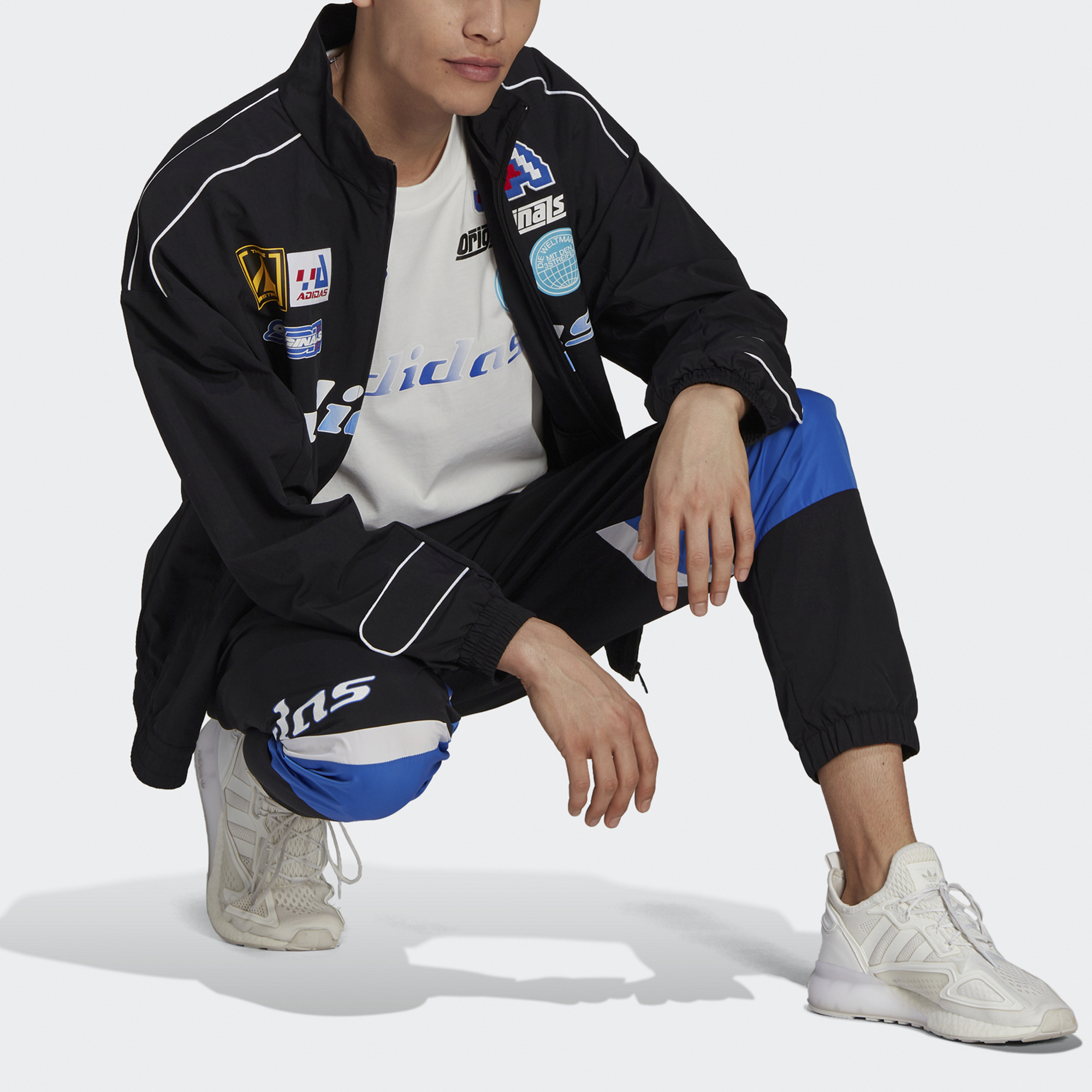 最初の  Men's Fall Jacket Originals Adidas Black POIZON - M メンズウェア