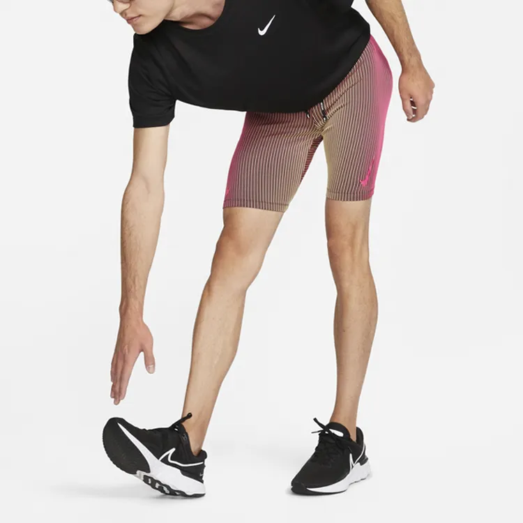 Nike Dri Fit Casual Shorts Men Pink Black-3