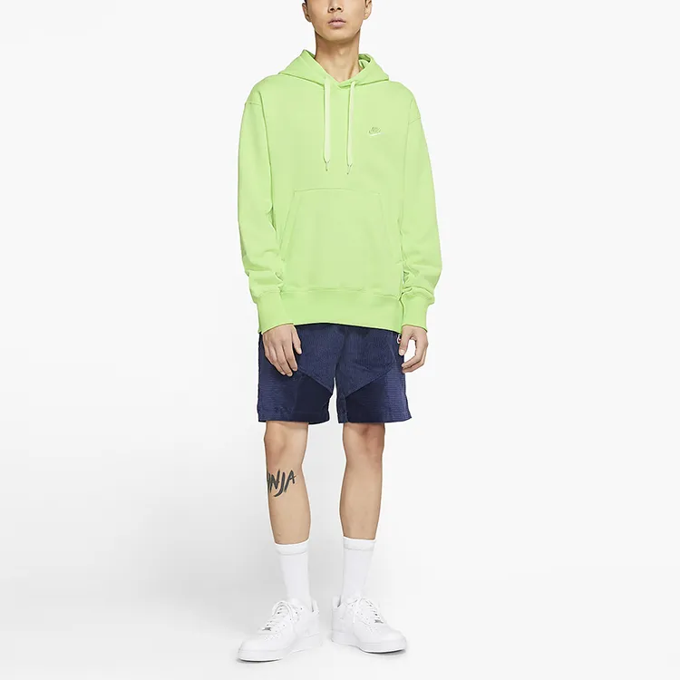 Nike Sweatshirts Men Lime Cyan-2