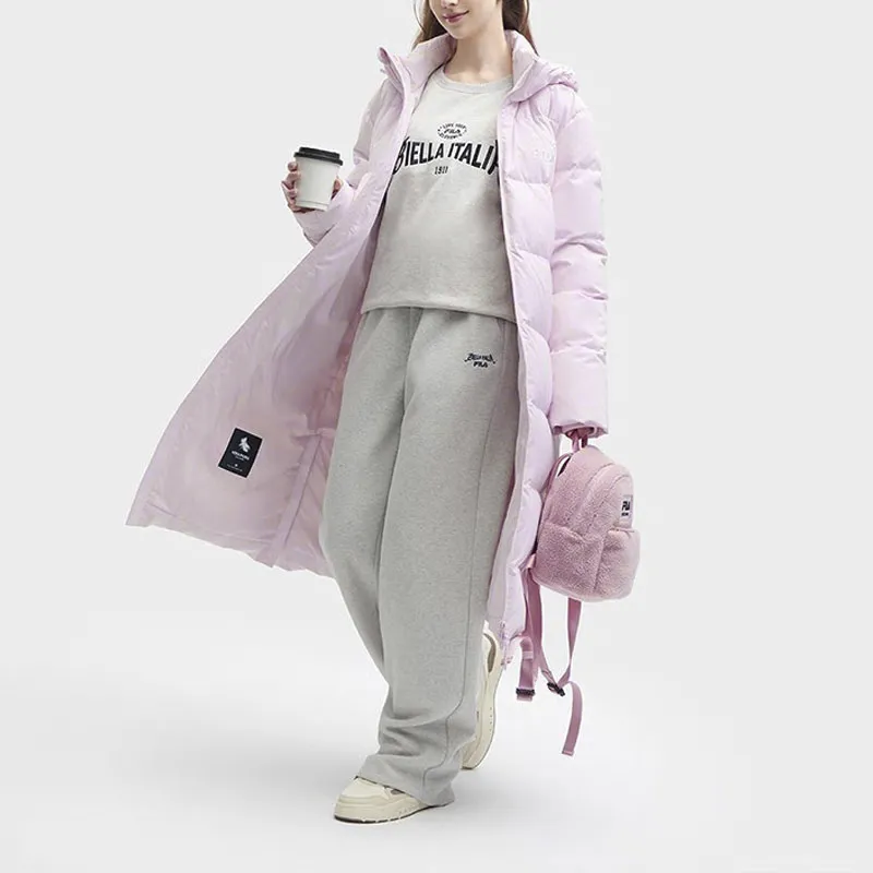 FILA Down Jacket Unisex Light Dusty Pink-2