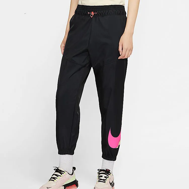 Nike Knitted Sports Pants Women's Black-3