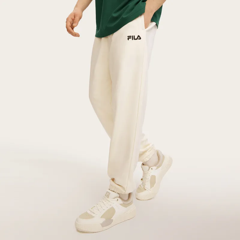 FILA Knitted Sweatpants Men Ivory-3
