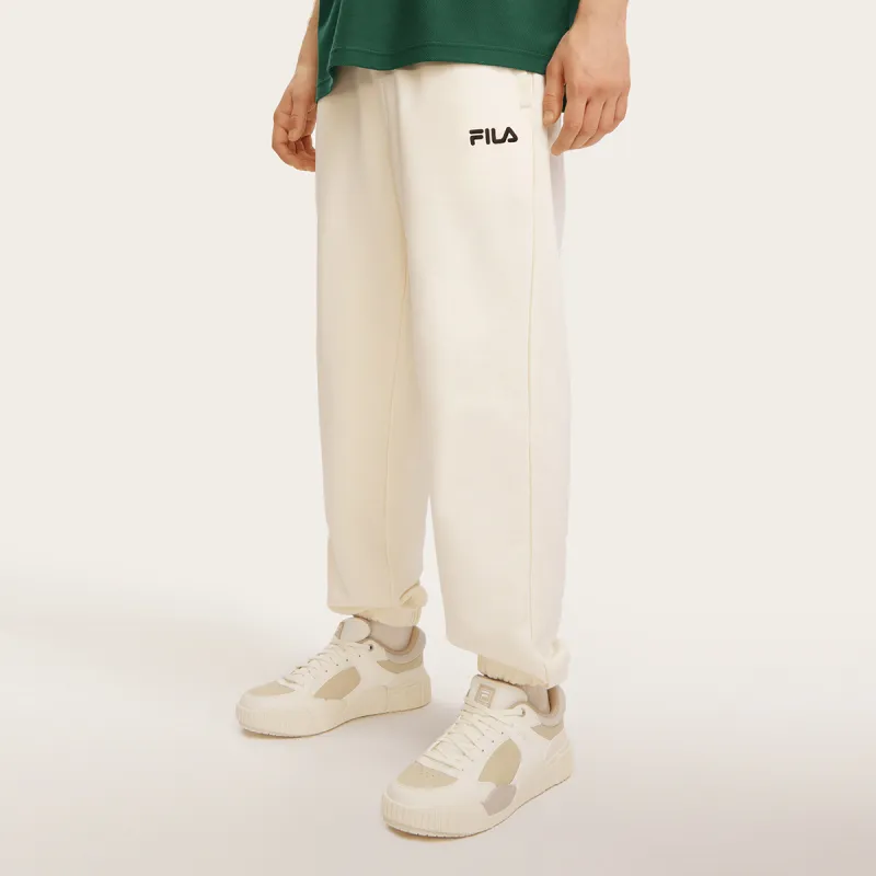 FILA Knitted Sweatpants Men Ivory-4