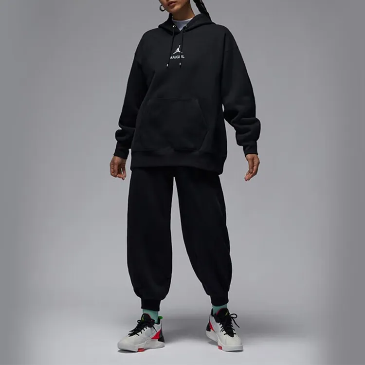 Jordan AS W AJ GIRL VERBIAGE HOODIE Sweatshirt Women's Black-2
