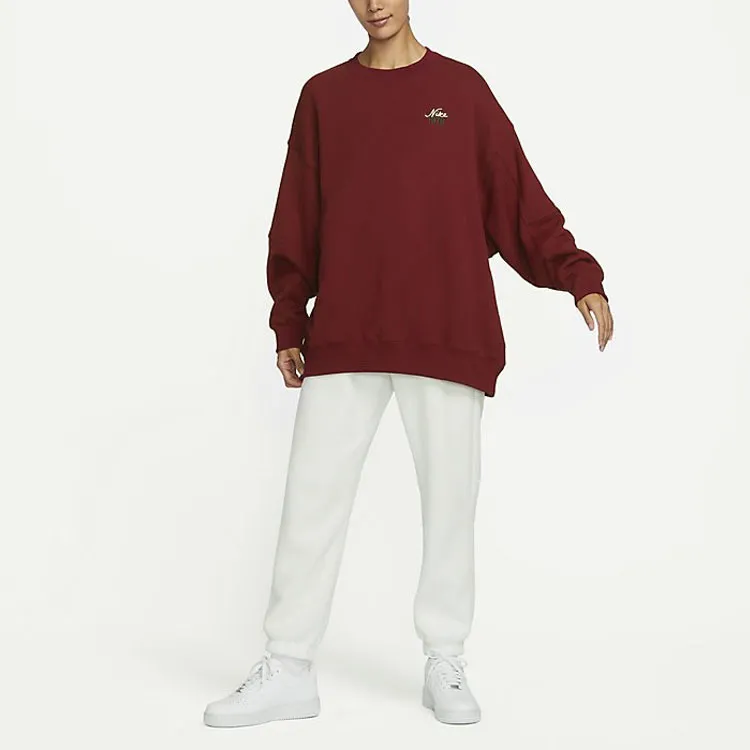 Nike Sweatshirts Women's Rose Red-2