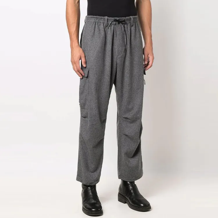 Y 3 Cargo Pants Men Gray-4