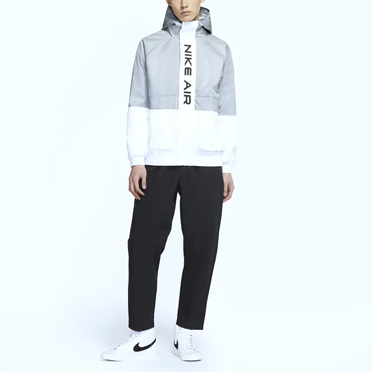 Nike Jackets Men White-4