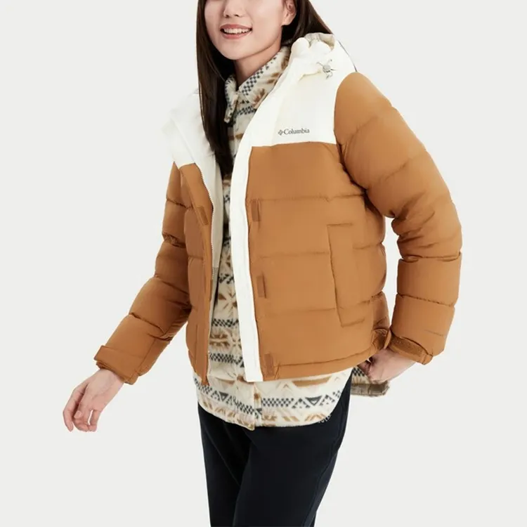 Columbia City Outdoor Collection Down Jacket Women's Brown-3