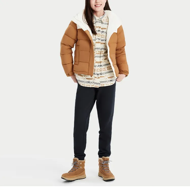Columbia City Outdoor Collection Down Jacket Women's Brown-2