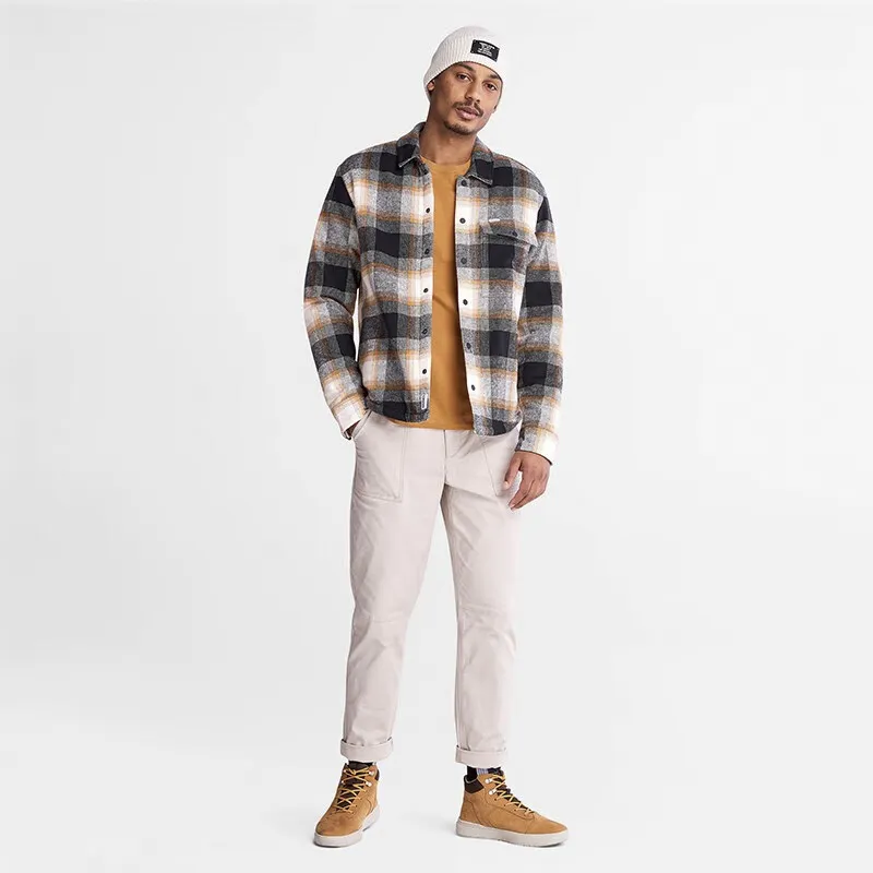 Timberland Shirt Men's White Sand-3