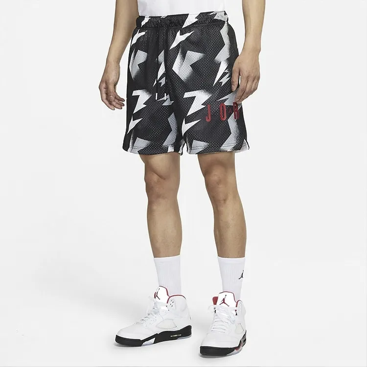 Jordan Men Flash Basketball Short 'Black White'-3