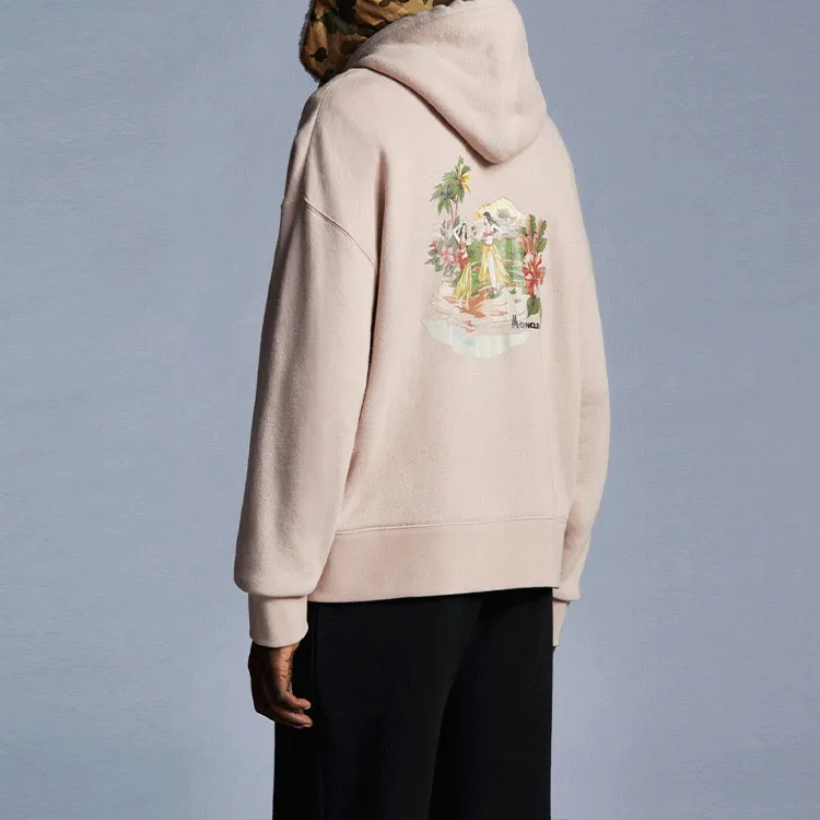 Palm Angels X MONCLER GENIUS MONCLER GENIUS X PALM ANGEL Sweatshirts Unisex Pink-3