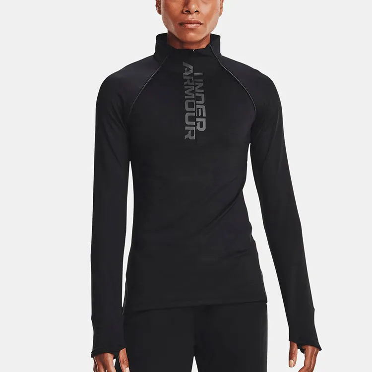 Under Armour Raglan Sleeve T Shirt Women's Black-3