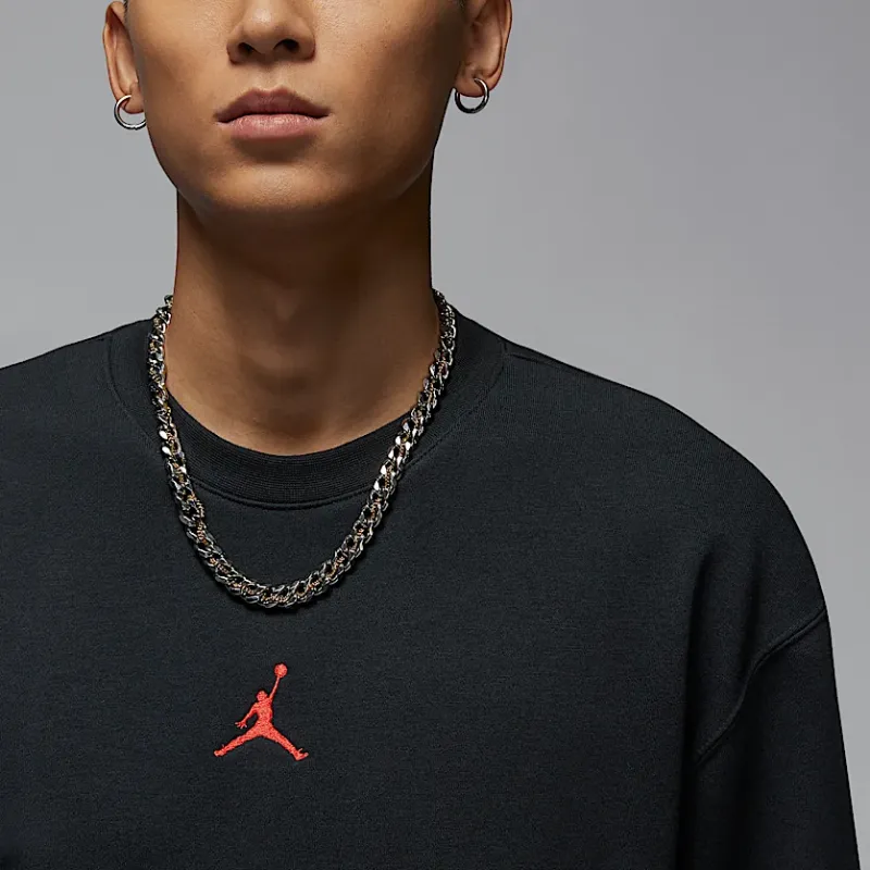 Jordan MJ FLC CREW GCEL Sweatshirt Men's Black-7